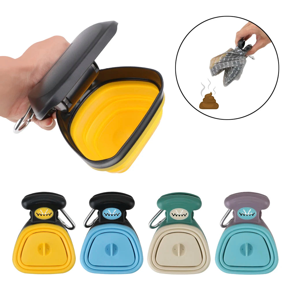 Portable Dog Poop Scooper with Waste Bag Dispenser – Foldable Pet Waste Pickup Tool for Dogs - FututeX