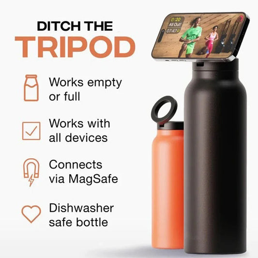 Water Bottle with MagSafe Phone Holder - FututeX