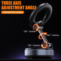 Vacuum Magnetic Phone Holder – Strong Suction Cup Mount for Car, Desk & Home - FututeX