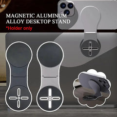 Magnetic MagSafe Phone Holder – Foldable Desk Stand for iPhone & Smartphones - FututeX