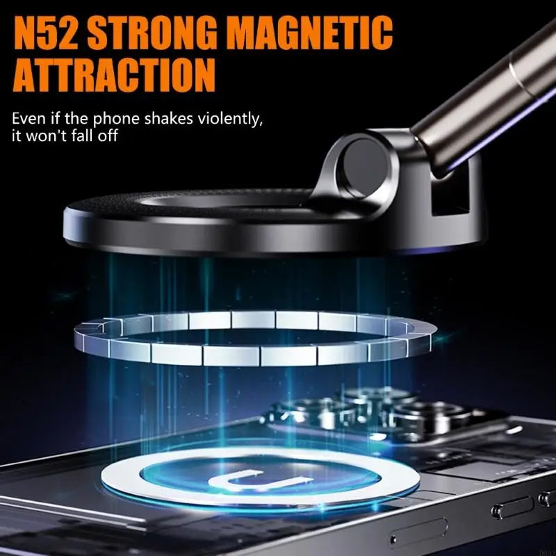 Vacuum Magnetic Phone Holder – Strong Suction Cup Mount for Car, Desk & Home - FututeX