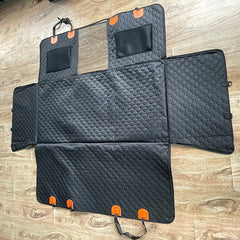 Waterproof Dog Car Seat Cover – Nonslip Pet Back Seat Hammock Protector with Side Flaps & Pockets - FututeX