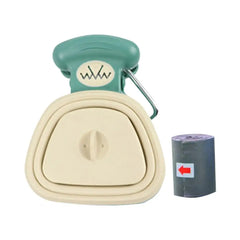 Portable Dog Poop Scooper with Waste Bag Dispenser – Foldable Pet Waste Pickup Tool for Dogs - FututeX