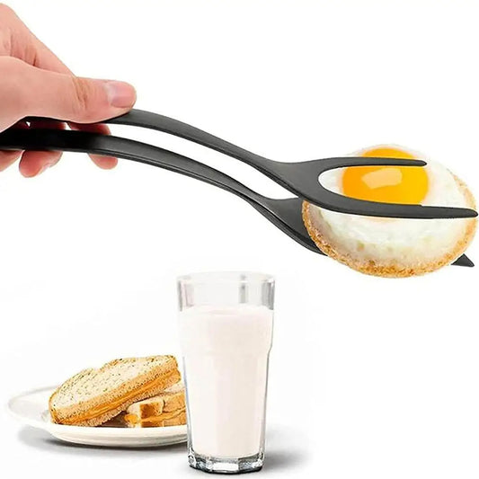 2 In 1 Spatula Tongs for Eggs - FututeX