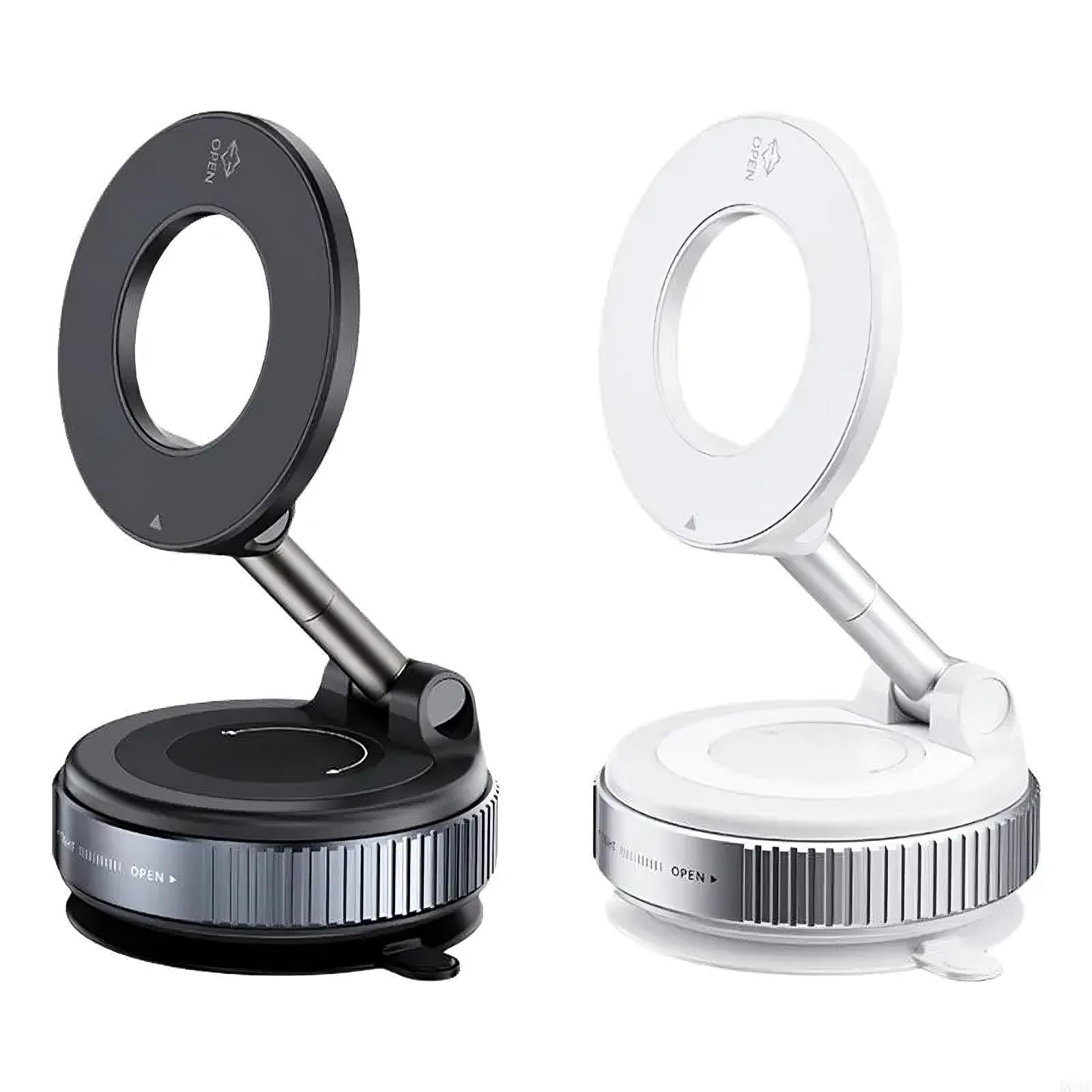 Vacuum Magnetic Phone Holder – Strong Suction Cup Mount for Car, Desk & Home - FututeX
