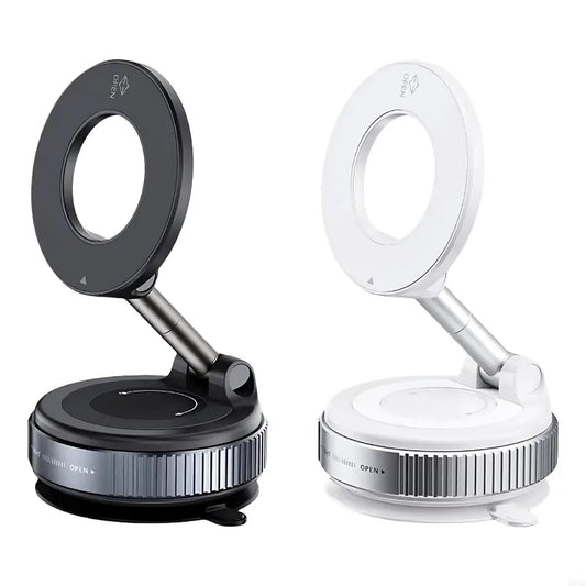 Vacuum Magnetic Phone Holder – Strong Suction Cup Mount for Car, Desk & Home - FututeX