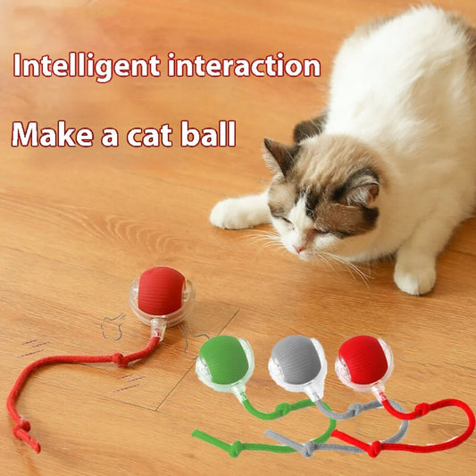 Automatic Rolling Ball Cat Toy – Interactive Smart Exercise Toy for Indoor Cats - FututeX