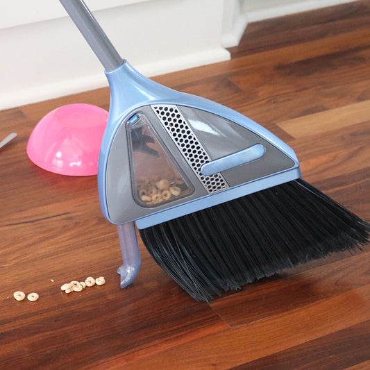 2-in-1 Cordless Vacuum Broom & Sweeper with Built-in Dustpan – Lightweight, No-Mess Floor Cleaning Tool