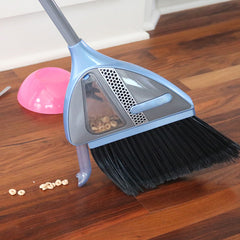 2-in-1 Cordless Vacuum Broom & Sweeper with Built-in Dustpan – Lightweight, No-Mess Floor Cleaning Tool