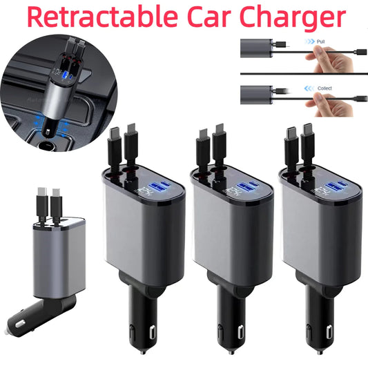Retractable Car Charger - FututeX