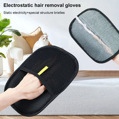 Pet Hair Removal Glove – Reusable Dog & Cat Grooming Mitt for Shedding, Fur & Lint Removal - FututeX
