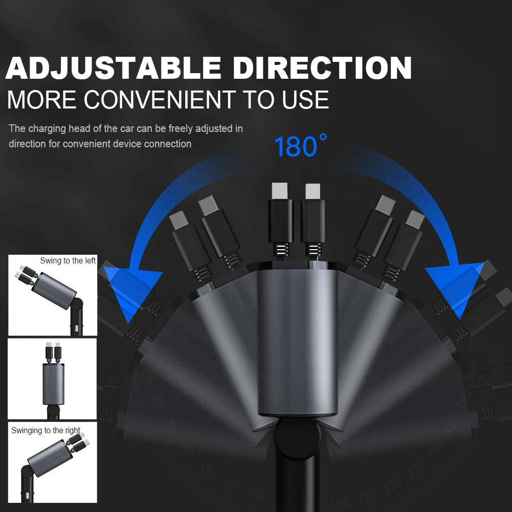 Retractable Car Charger - FututeX