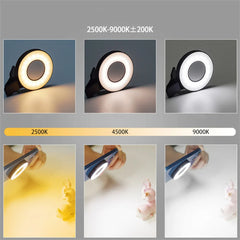 Magnetic Clip-On Smartphone Ring LED Light – Portable Rechargeable Selfie & Video Lighting - FututeX