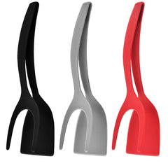 2 In 1 Spatula Tongs for Eggs - FututeX