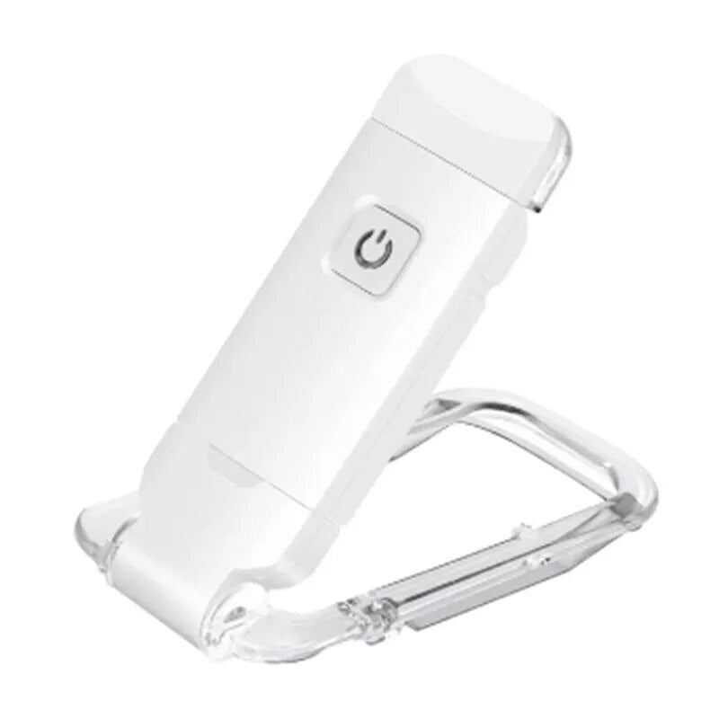 Mini LED Reading Clip Light – Portable Rechargeable Book Lamp with Adjustable Brightness & USB Charging - FututeX