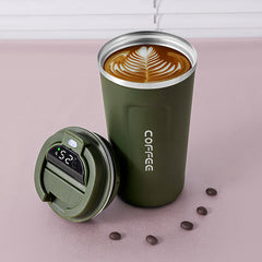 Thermos Coffee Cup with Temperature Display 510ml - FututeX